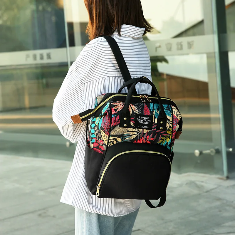 mochila-feminina-elegante-com-grande-capacidade-para-viajar-bolsa-de-mamae-elegante-resistente-facil-de-transportar-ampla-gama-de-usos