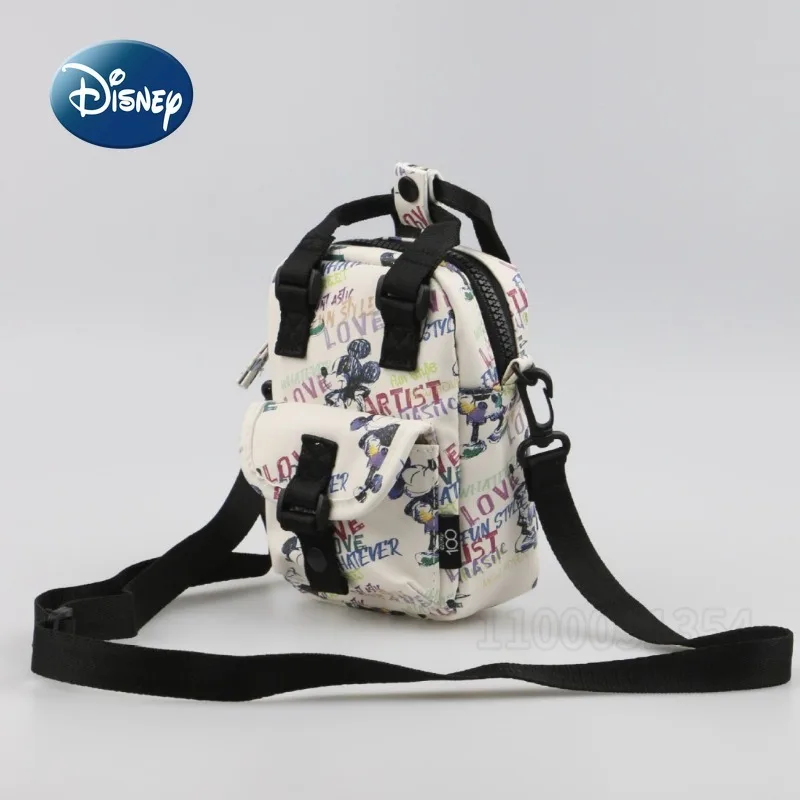 Disney mickey nova bolsa mensageiro das crianças marca de luxo original saco das crianças dos desenhos animados bonito das crianças ombro saco do mensageiro