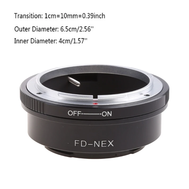 Transfer Ring FD-NEX for FD Lens to E-Mount Camera Lens Adapter Allows Unlimited for Focus Compactness