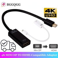 4K Mini Displayport To HDMI-compatible Cable 4K TV Projector Projetor DP 1.4 Display Port Converter for Apple Macbook Air Pro