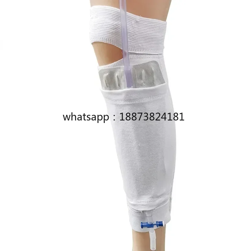 Holder Urinary Incontinence High Elastic Calf Drainage Strap Walkable Urine Collection Sleeve Pocket Breathable fast shipping