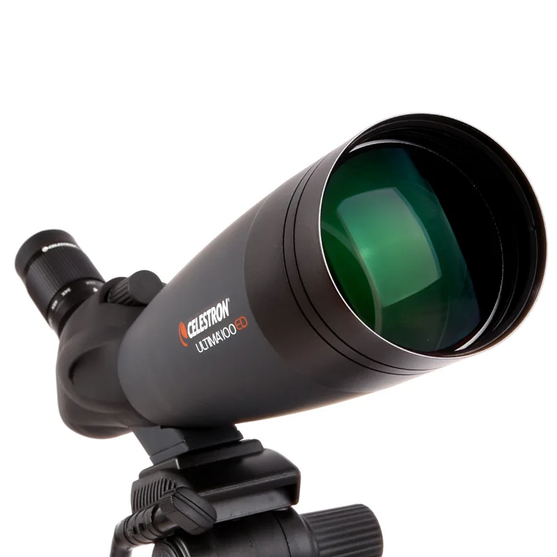 Celestron Ultima 100ED Spotting Scope 22-66x Zoom Monocular Telescopic Multi-coated Optics For Bird Watching Stargazing#52253