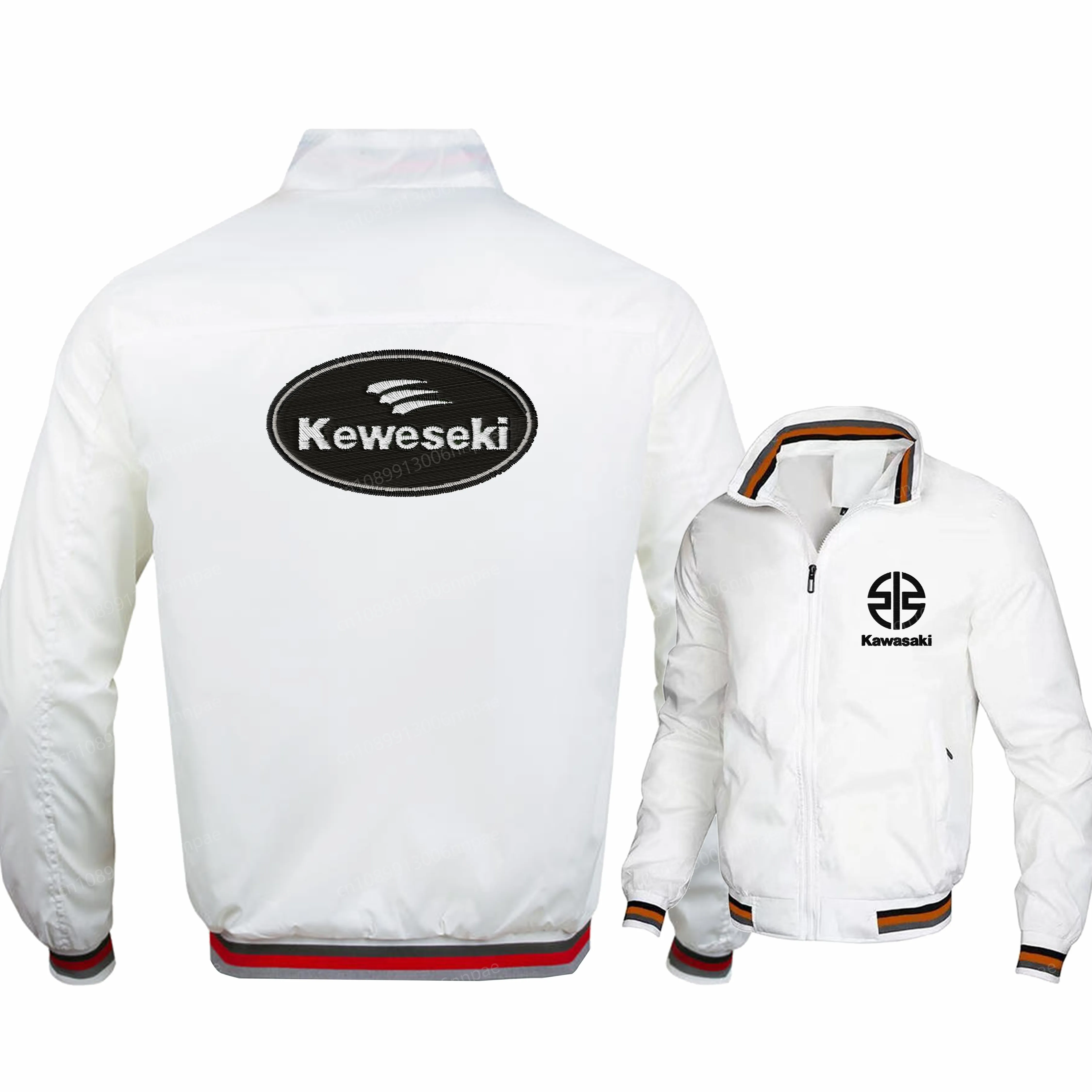 

Motorcycle Uniform Men's Clothing Embroidery Kawasaki 3D Printing Coat Jacket Sports Jackets for Man Coats Motorcyclist Clothes