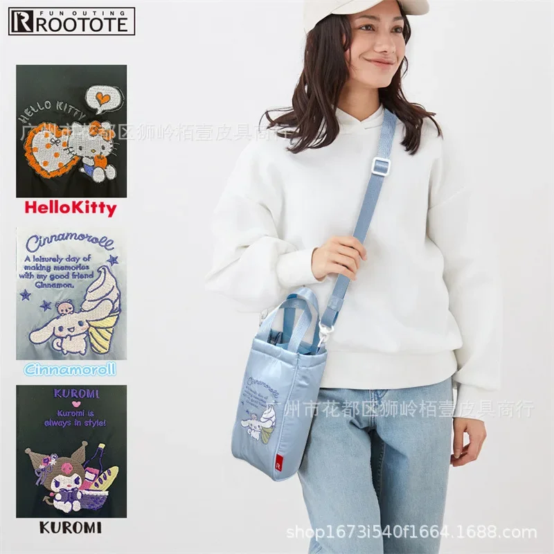 حقيبة كروسبودي حقيبة يد لطيف جديد Kawaii Kawaii الكرتون التطريز كوب ماء حقيبة المحمولة التطريز كوب مجموعة حقيبة كروسبودي