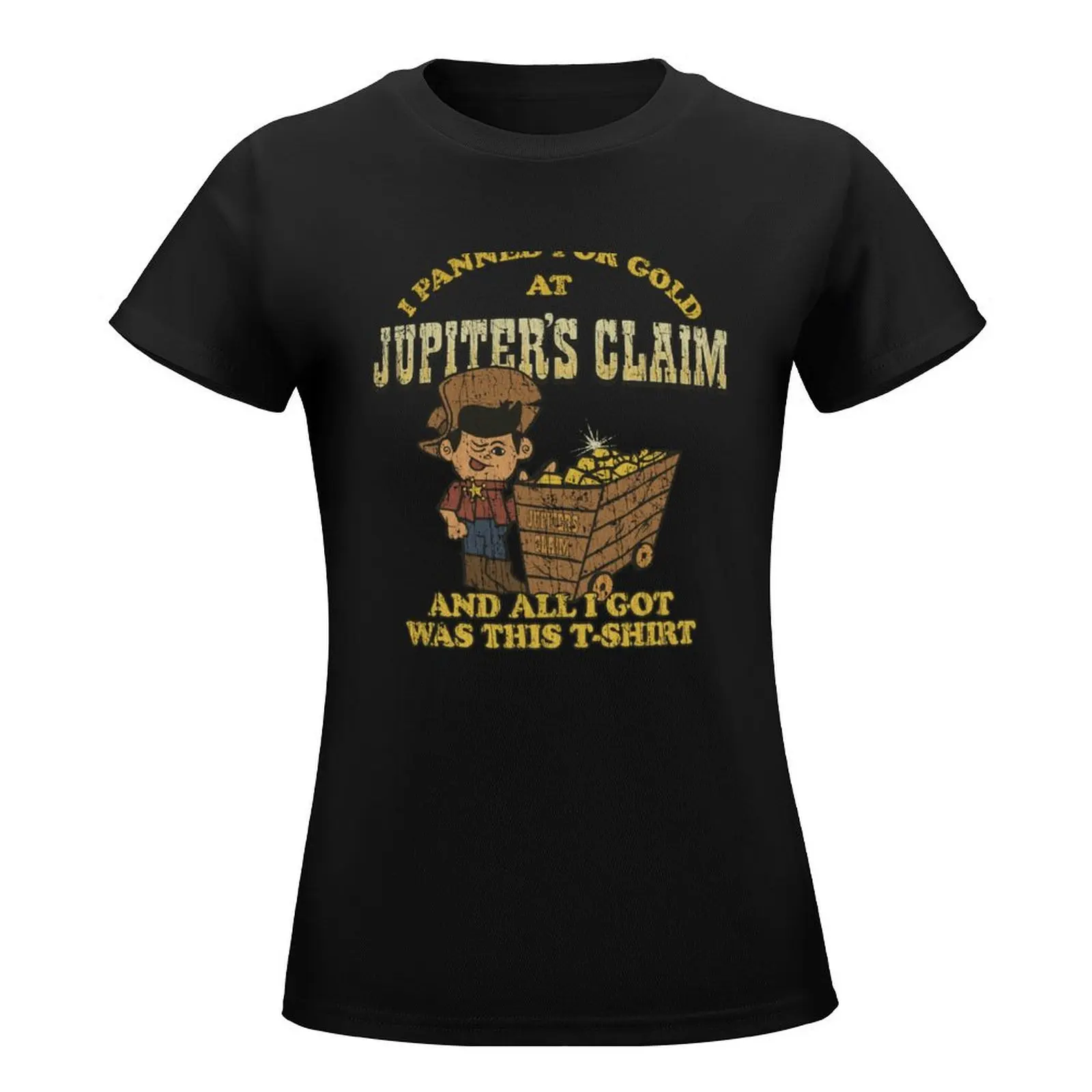 Jupiter's Claim Gold Panning 2015 T-Shirt plus sizes customs design your own Blouse plain T-shirt Women