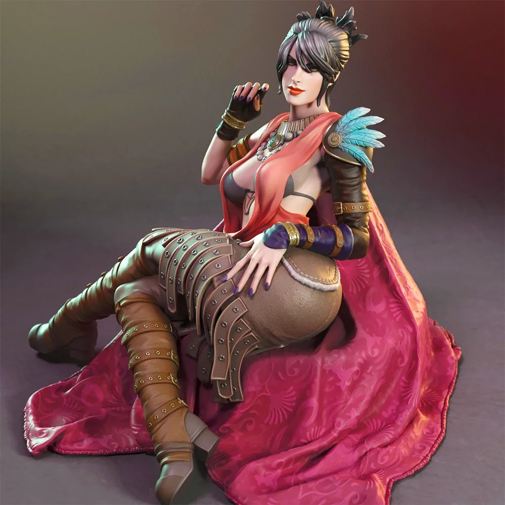 Morrigan Anime Figure 1:24 Miniature Resin Model Kit Unpainted Plastic Model Kit A754