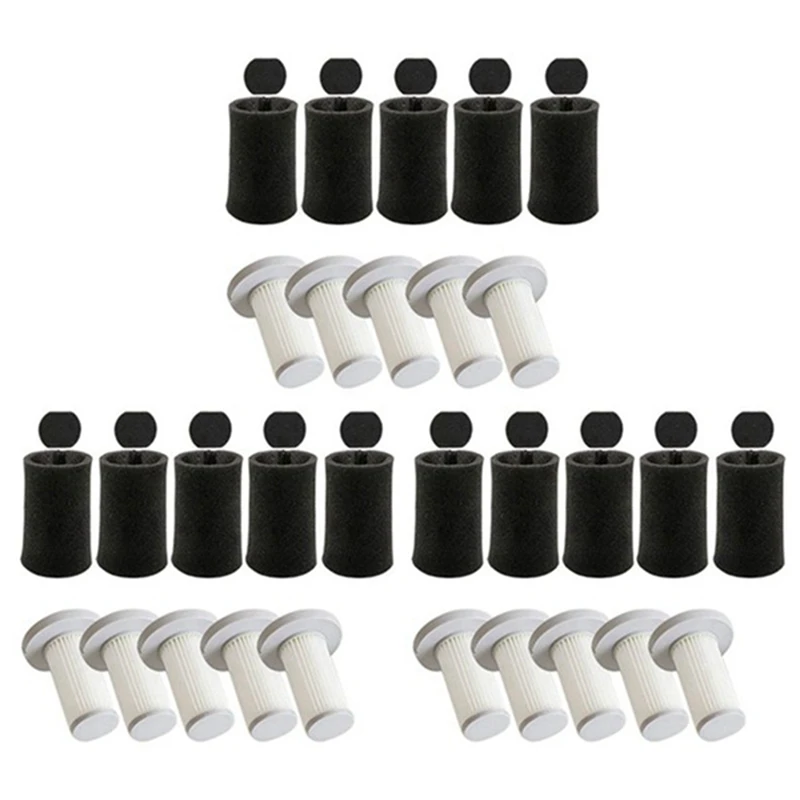 15Pcs Handheld Vacuum Cleaner Hepa Filter Sponge Filter Kit For Xiaomi Deerma DX700 DX700S Vacuum Spare Part Accessories