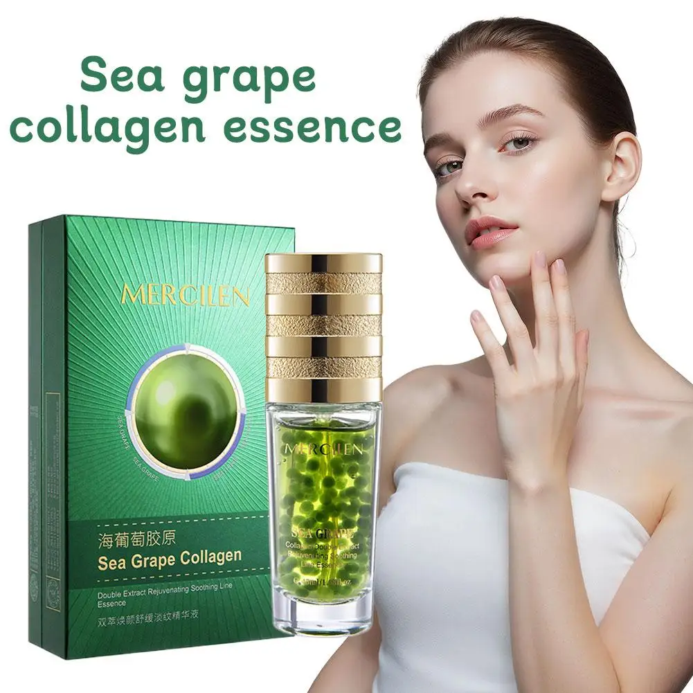 

Сыворотка для лица MERCILEN с коллагеном морского винограда: питание, увлажнение, уменьшение морщин, антивозрастной эффект, улучшение чувствительности кожи.