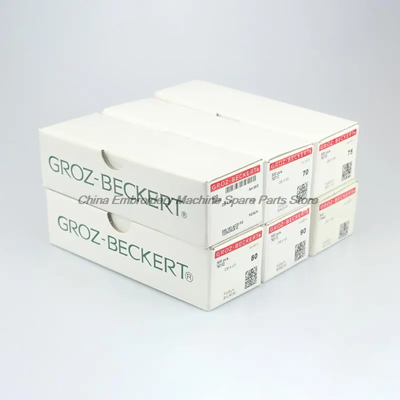 100pcs Germany Groz Groz-beckert DB*K5 DBXK5 Embroidery Needles 65/9 70/10 75/11 80/12 Computer Embroidery Machine Accessories