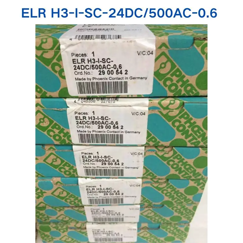 

Brand new for PHOENIX starter ELR H3-I-SC-24DC/500AC-0.6 2900542