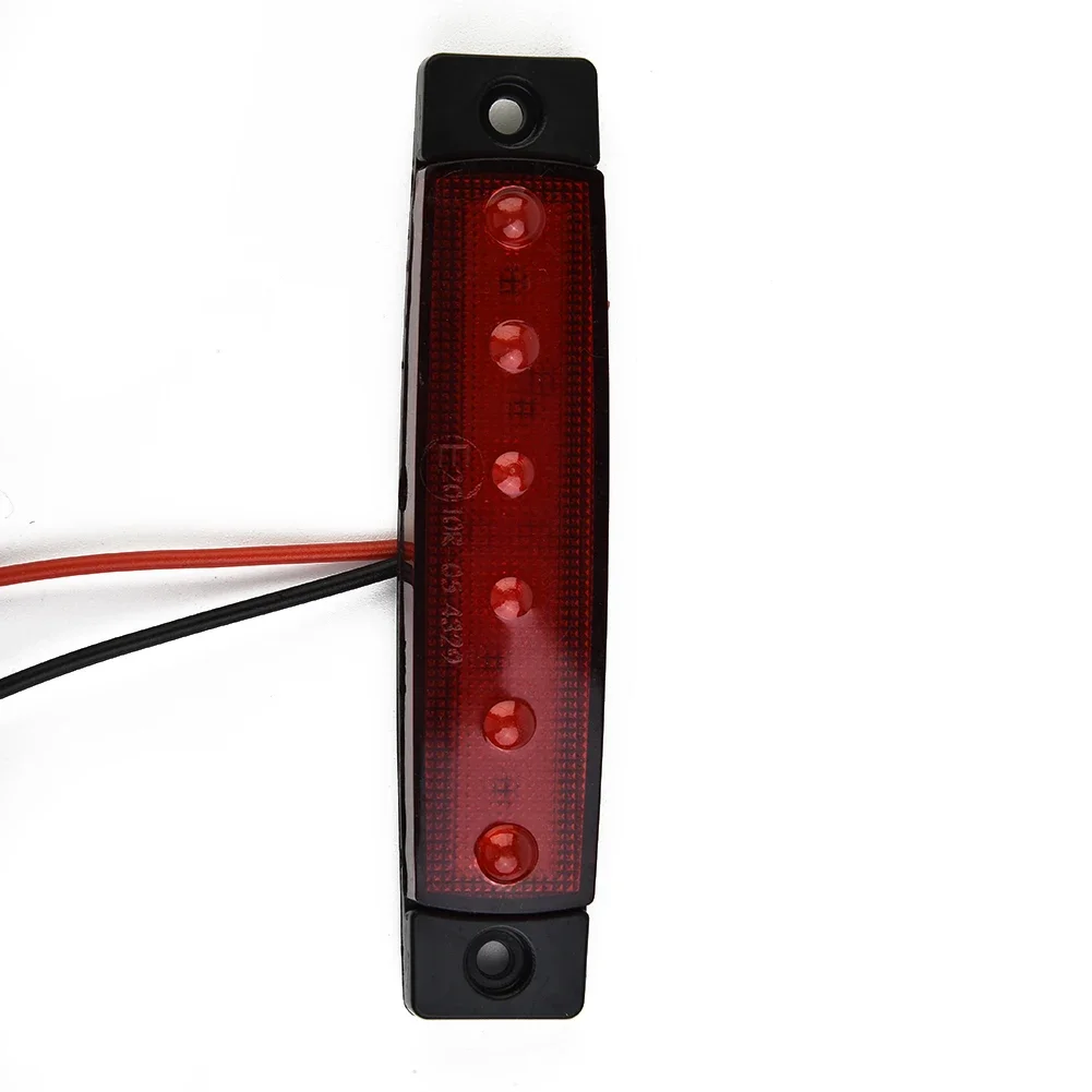 Sealed Turn Brake Stop Marker Light Tail Light For Truck Trailer RV Boat Low Power Consumption Double-sided Panel