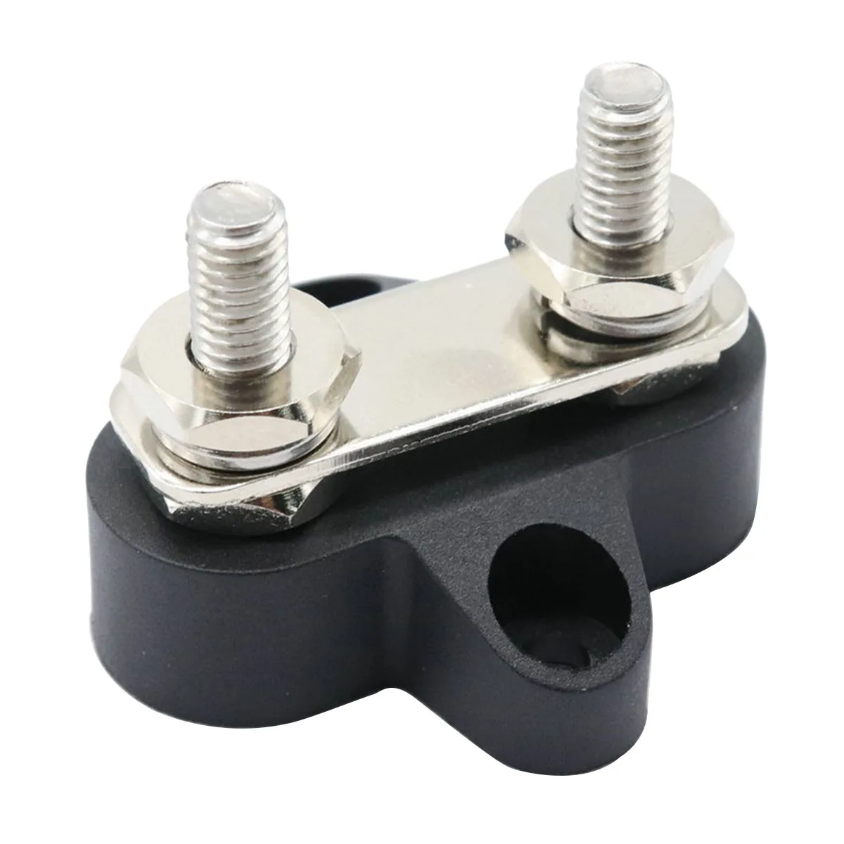 

Dual Terminal Bar 48V Heavy Duty Power Distribution Block For Car Boat Truck Rv Durable Nylon Black