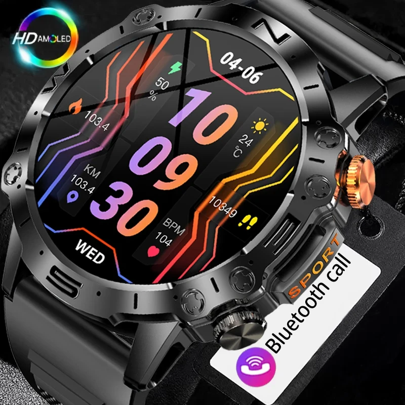 

Outdoor Watch Bluetooth Call Smart Watch 466*466 AMOLED 1.43 Inch Screen Heart Rate Blood Pressure Smartwatch Sport Watches 2024