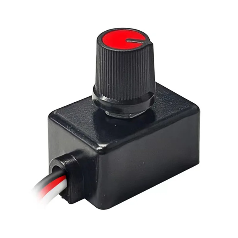 A19E-Universal Dimmer Switch 12-24V Low Voltage Light Strip Dimmer For LED RV Lights Interior, Truck Ceiling Lights Strip