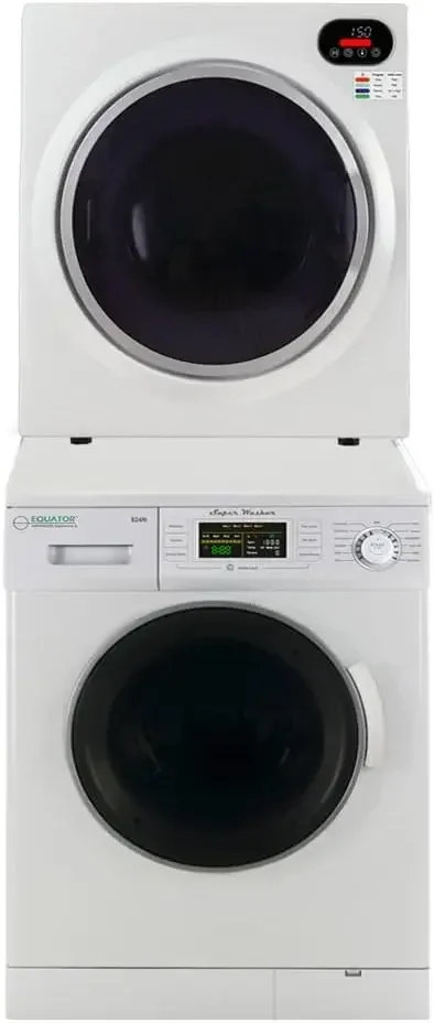 Equator 110V Digital Ultra Compact Set Washer 1.57cf+Vented Sensor Dryer 2.6cf