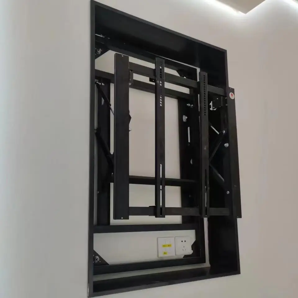 support-d'entretien-avant-hydraulique-22-32-43-55-65-75-86-100-pouces-cintre-telescopique-pour-ecran-d'epissure-tv