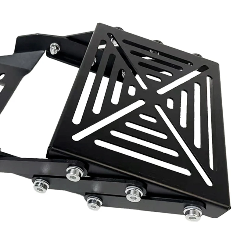 CNC 6063-T6 Aluminum Folding Motorcycle Rear Luggage Rack Top Case Bracket Cargo Rack Universal For Y16  Motorcycle Accessories