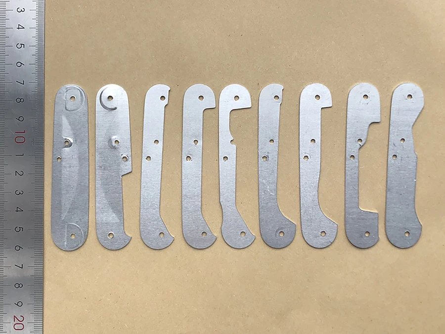 9 Types Aluminum Alloy Knife Original Part Liners Lining Partition Board Plate for 91MM Victorinox Swiss Army Knives Replace