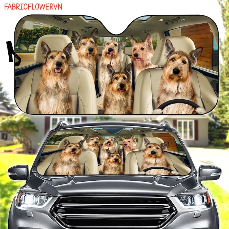 

Berger Picard Car Sunshade, Berger Picard Car Decoration, Dog Windshield, Dog Lovers, Dog Car Sunshade, Gift For Mom, Gift For D