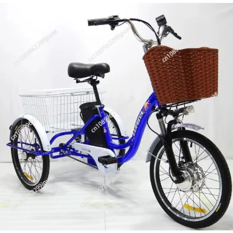 36V 250W Adult Electric Three Wheel Tricycle Leisure Passenger Cargo Trike Daily Commute Electric Transport Vehicle
