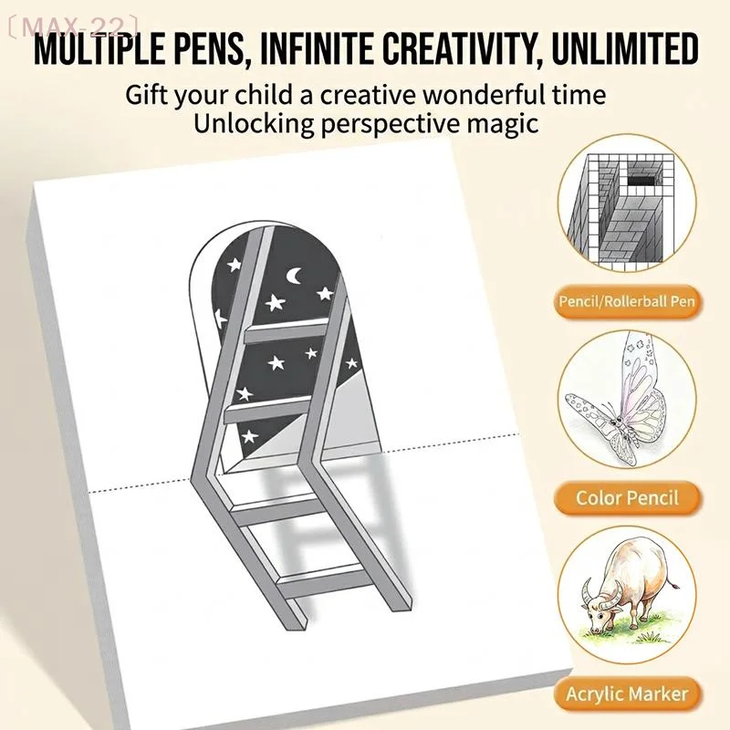 〔MAX-22〕1/4Pcs Magic 3D Stereo - đánh giá và giá Home Improvement Books