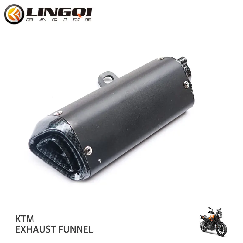 

19mm Small KTM Exhaust Funnel Cylinder Muffler Pipe Silencer Tube Escape Moto For Electric Motorcycle Accessories ATV Go Kart