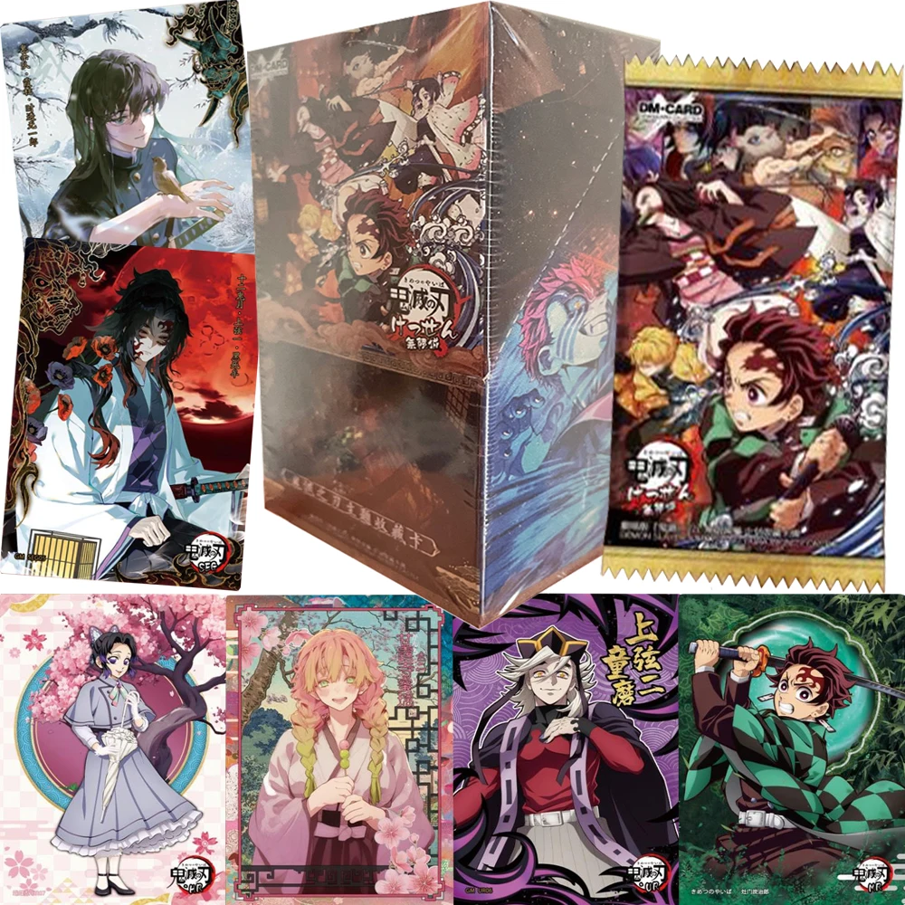

Popular Anime Demon Slayer Collection Cards for Fans Trend Art Personality Charm Star Figures Unique Creative Rare Cards Gifts