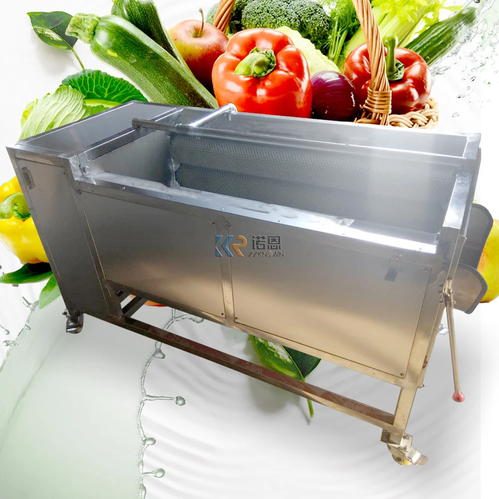 600-800 كجم/ساعة سعة البطاطس الحلوة الفول السوداني والزنجبيل والبصل والخضروات آلات غسل المرابط التجارية آلات تنظيف التفاح