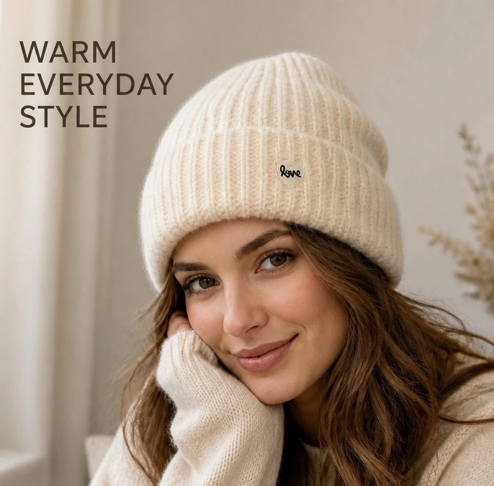 Women's Soft Plush Knit Loose - đánh giá và giá Beanie Cuffed Knit