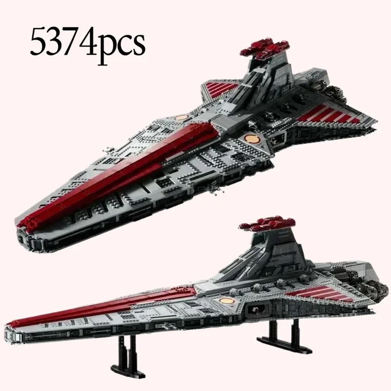2025 75367 UCS Venator Class Republic Attacks Cruiser Bauset Blöcke Ziegel Spielzeug für Erwachsene