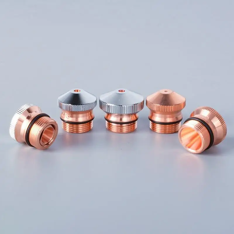 Hot DNE High Power Laser Cutting Nozzles D15 M12 H15 Single/Double Layer Chrome-plated Caliber 1.0-5.0 For Fiber Cutting Machine