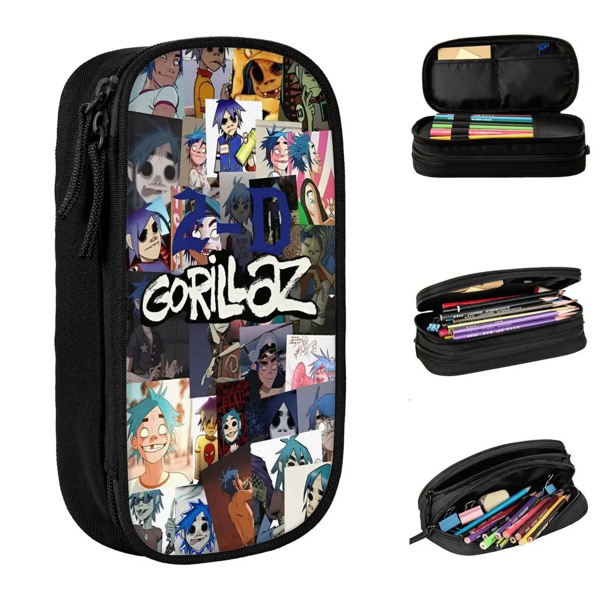 

Gorillaz Virtual Band аксессуары пенал большой емкости детские школьные принадлежности пенал канцелярские принадлежности подарок-сюрприз