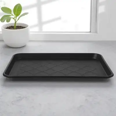 البلاستيك متعددة الأغراض التمهيد صينية الأحذية صينية تخزين عدم الانزلاق مدخل حصيرة تغذية الحيوانات الأليفة لوحة حامل النبات أشتات المنزلية