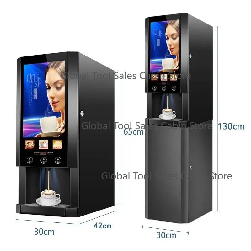 Commercial Use 3 Flavors Touch Screen Coffee Vending Machine Public Home Farms Hotels Restaurants New 220V Motor Food Home Use