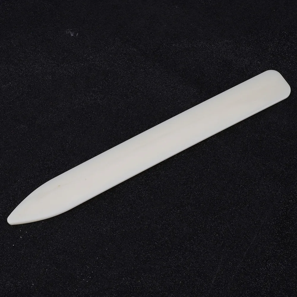 5pcs Plastic Material Bone Folder Tool Long Type Design Hand-Held Tool Leather Craft Folder Edge Trimming Tool Bookbinding Use