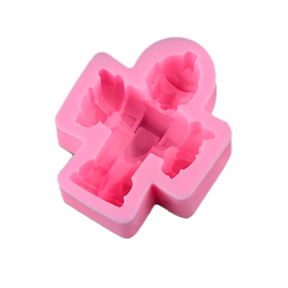 Robot Silicone Fondant Mold – Food-Safe, Eco-Friendly Baking Tool for Cupcakes, Muffins, Cheesecakes