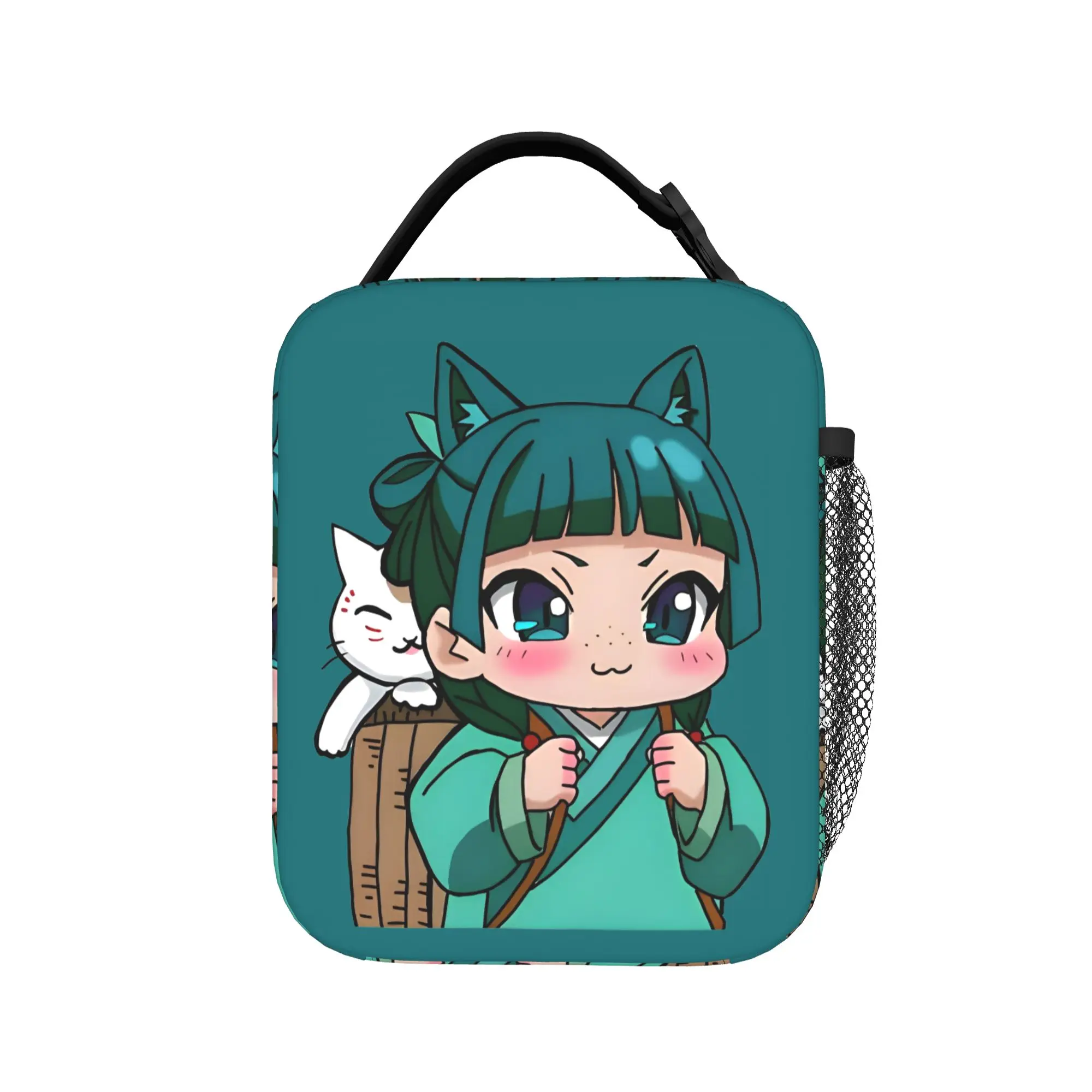 Maomao Chibi Isolierte Lunchtasche, Thermotasche, wiederverwendbar, Lunchbehälter, The Apothecary Diaries, tragbare Lunchbox, Lebensmitteltasche – Detail 3