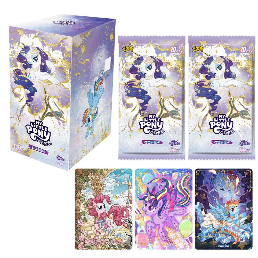 kayou-my-little-pony-shining-moon-pack-vol11-gilded-flash-cards-anime-peripheral-collection-card-holiday-toys-gifts-for-fans