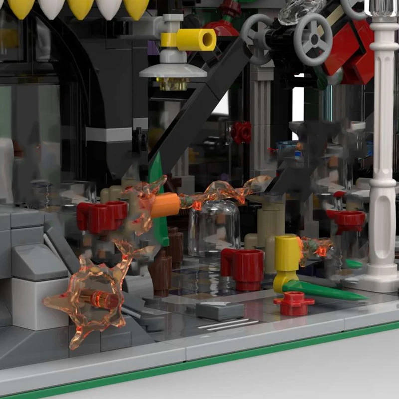 Populaire filmmodel Moc Bouwstenen Place Du Forum Model Technologie Blokken Assemblage Kerstcadeau Bouw Speelgoed DIY-sets