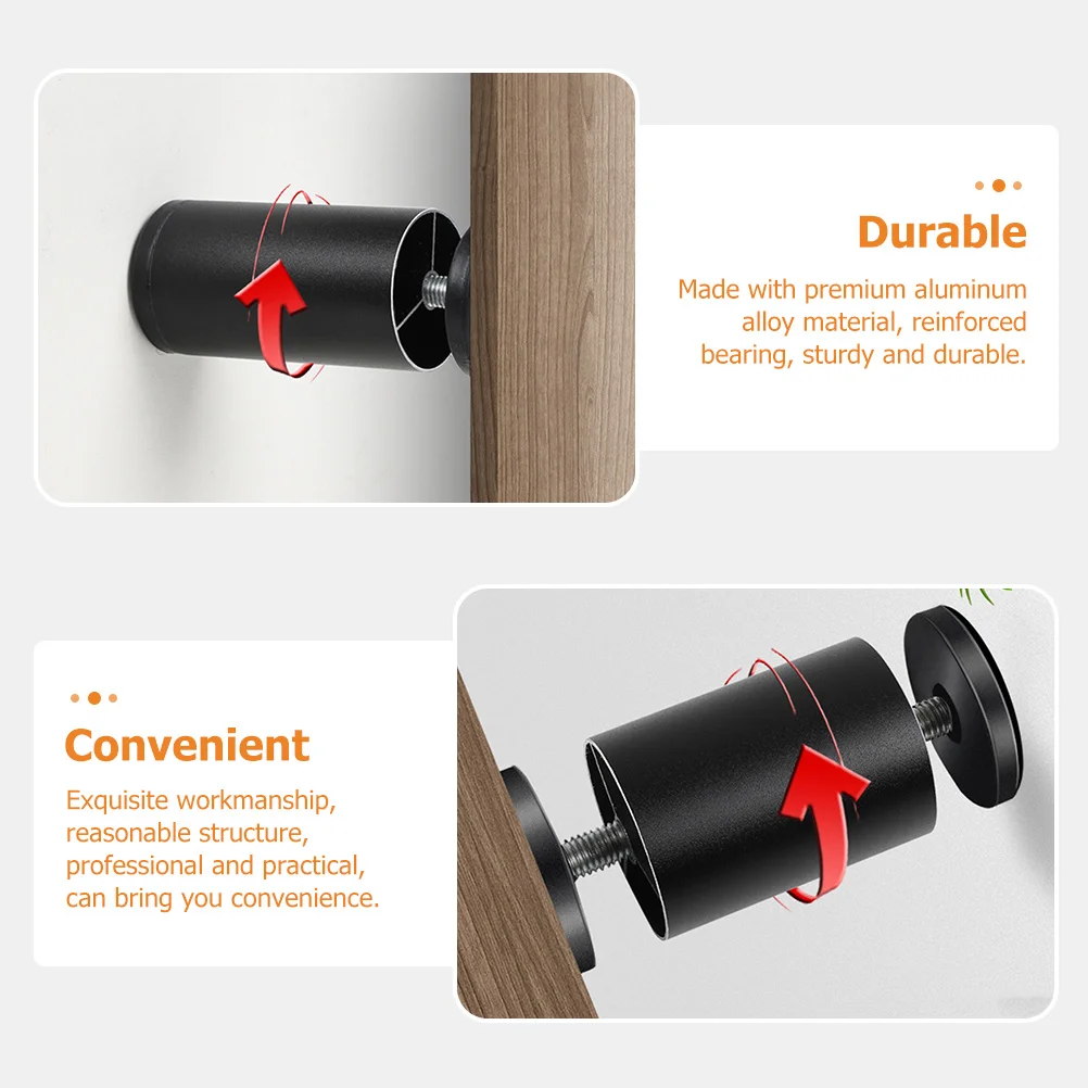 

2pcs 80Mm Adjustable Headboard Stabilizer Anti-Collision Pads For Bed Frame Wall Protection Bed Stopper Furniture Leg Buffer