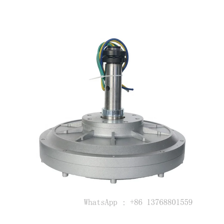 500w 350rpm Low Speed Coreless Maglev Generator For Wind Turbine PMG Outer Rotor Axial Flux Permanent Magnet Generator