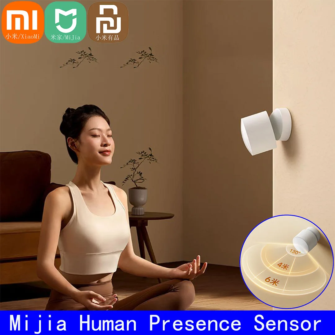 Xiaomi Mijia Human Presence Sensor Smart Wireless Home Connection Bluetooth 5.0 Body Motion Sensors For Mi Home App