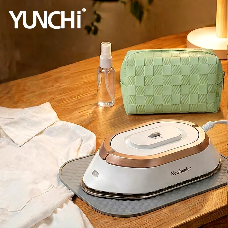 Mini Electric Iron Dual Voltage 110V/220V 30S Preheating Non-steam Portable Travel Dry Iron for Quilting Sewing Clothes