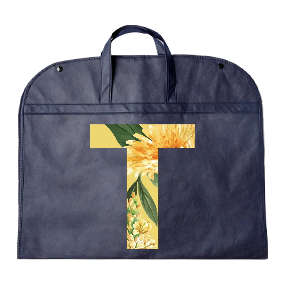 جديد غير المنسوجة الملابس الغبار يغطي سميكة دعوى معطف الغطاء الواقي خزانة صندوق تخزين ملابس أكياس سلسلة نمط الأزهار