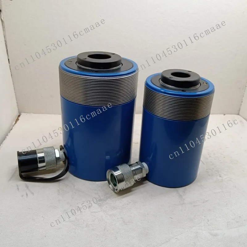10000 psi 700 bar DY-RCH121 12 t 1.63 in Single Action Spring Return Hollow Plunger Hydraulic Cylinder