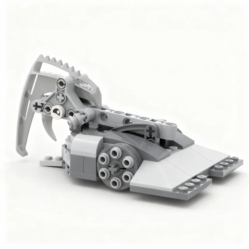 106pcs MOC Combat Robot Rhino Wreckening Model Toys Building Blocks Construction Christmas Gift Collection Creative Assemble