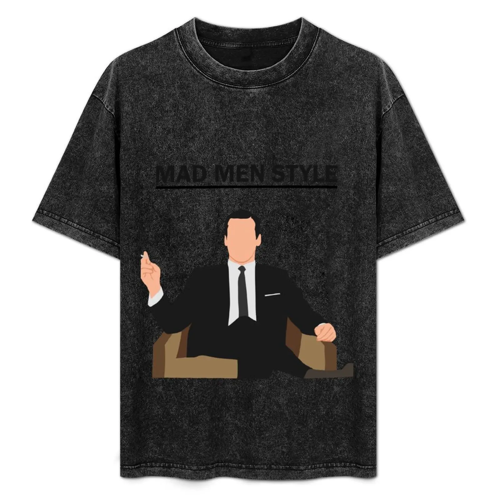 Mad men style Don Draper style T-Shirt oversized t shirt vintage anime shirt custom shirt fitted t shirts for men