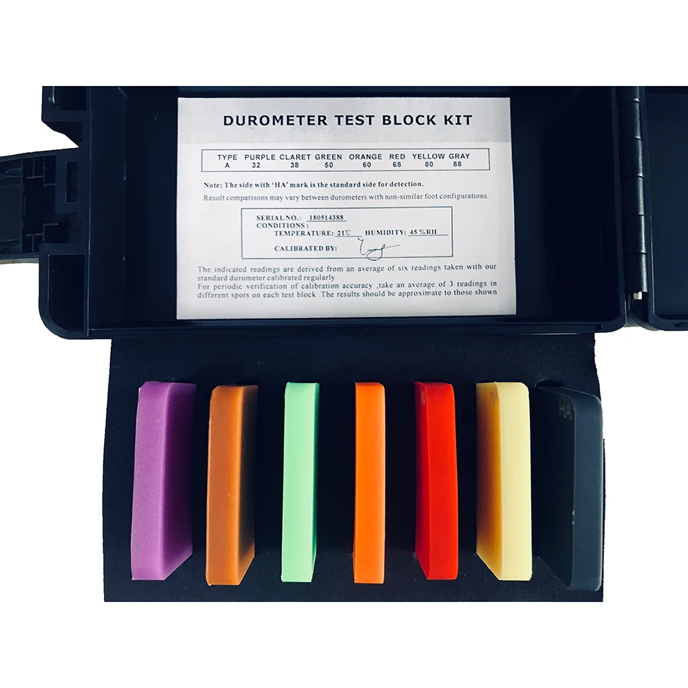 Shore Hardness Test Block type A for shore Durometer/ rubber hardness tester/Shore Hardness Test Block Kit