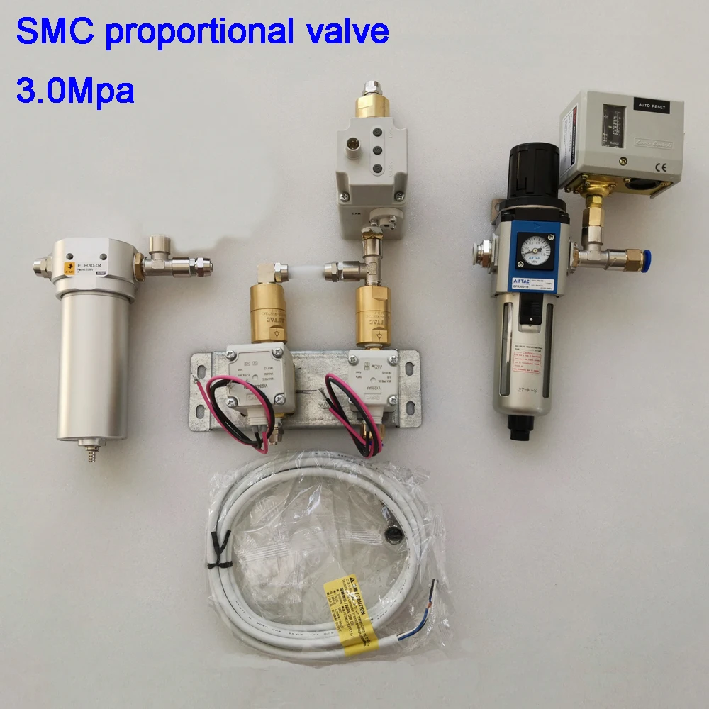 نظام التحكم TLF لمجموعة صمامات منظم قطع الألياف SMC منظم هوائي كهربائي منظم ضغط الهواء val