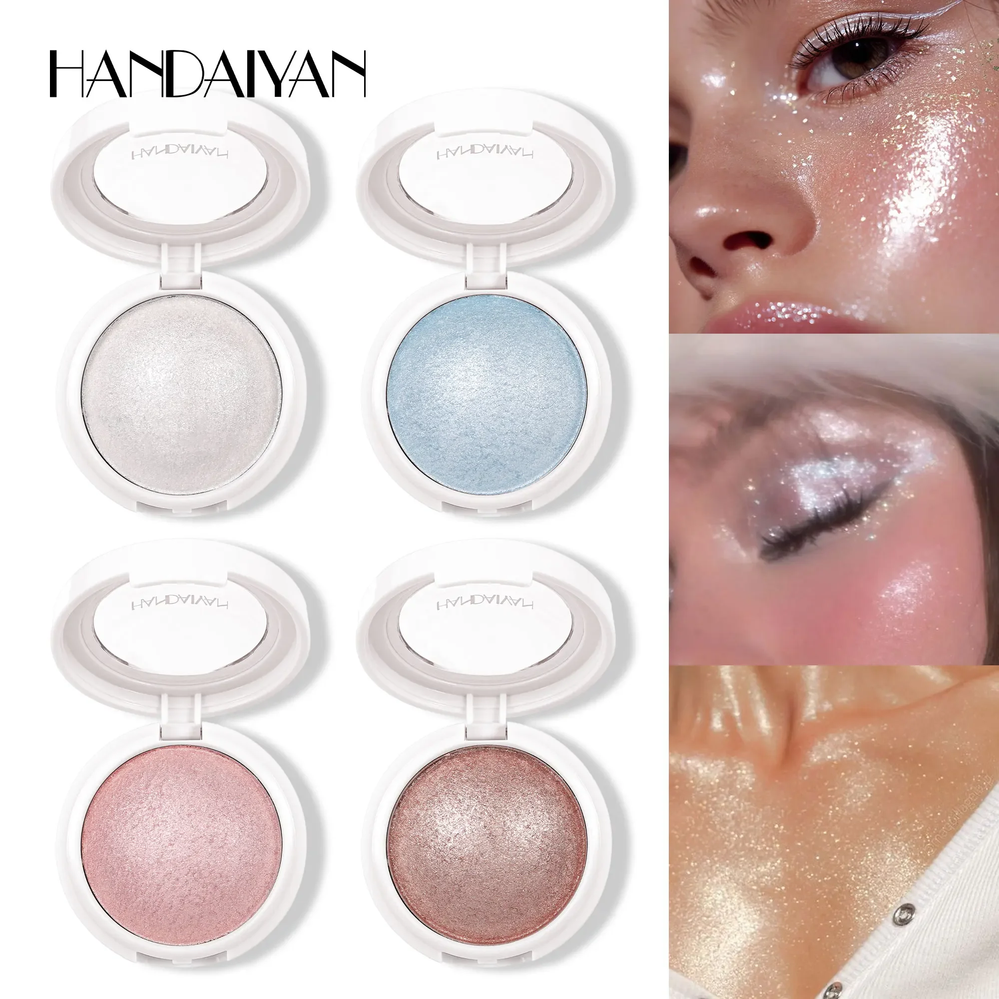 Single Color Highlighter Long Lasting Shimmer Mashed Potatoes Radiance Sparkling Contour Brighten Chromatic Makeup